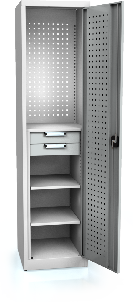 System cupboard UNI 1950 x 490 x 500 - shelves-drawers